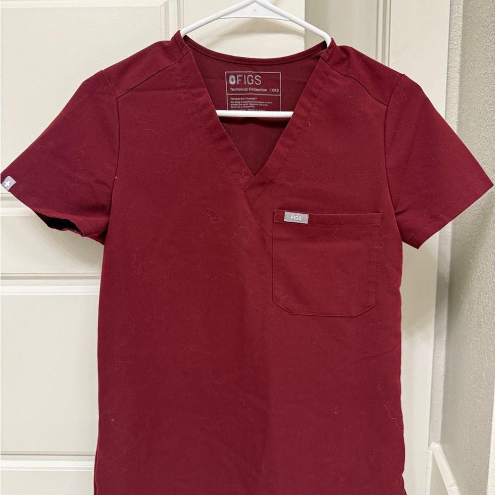 Women’s Burgundy FIGS Caterina & Zamora